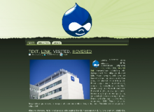 Screen from Urban Blog Theme 