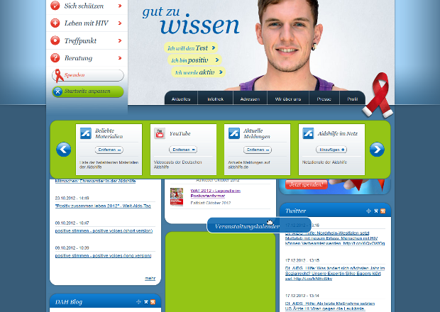 Interactive portlet engine on front page Interactive portlet engine on front page