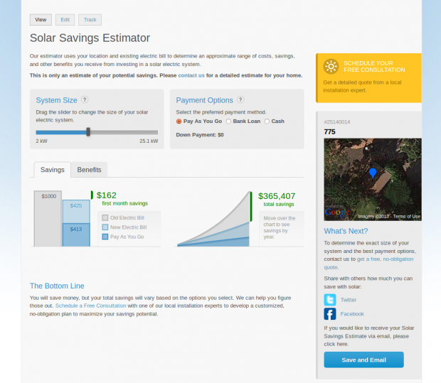 Solar Savings Estimator Solar Savings Estimator