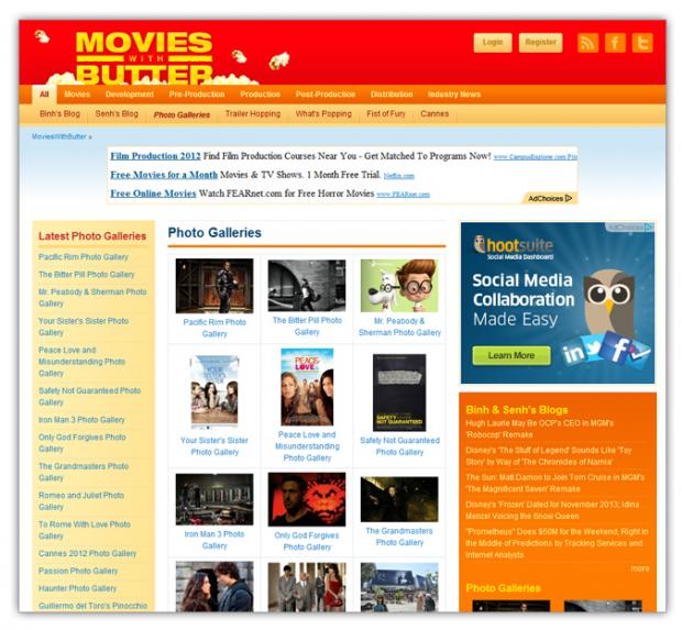 Movies With Butter: Photo Galleries Movies With Butter: Photo Galleries