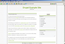 screenshot Drupal 4.6.0