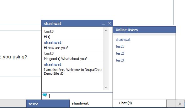DrupalChat Screenshot
