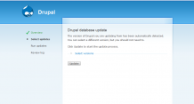 "Select Updates" from database updating screen "Select Updates" from database updating screen