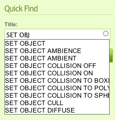 Node Quick Find