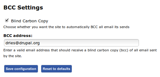Blind Carbon Copy