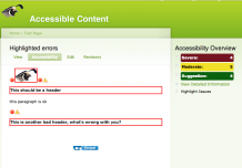 Accessible Content