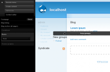 Context UI can be used with Admin and jQuery UI to provide inline drag and drop editing of contexts.