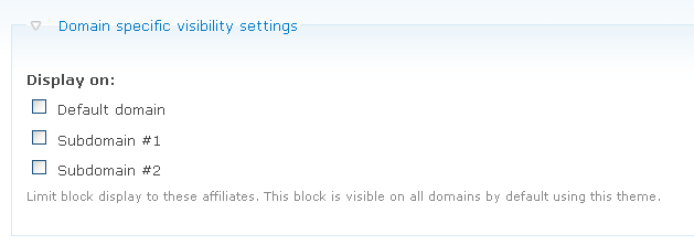 Domain Blocks