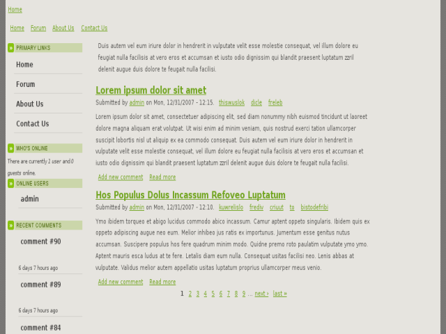 Drupal-de Theme1
