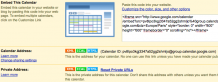 Location of the Google Calendar ID