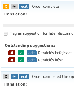 Localization Server string editing interface