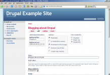 Edit a blog post