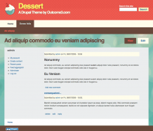 Screenshot of Dessert Theme