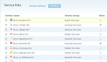 New admin section