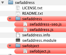 A properly-installed, happy SWFAddress.module
