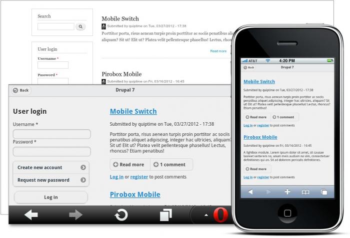 mobile examples