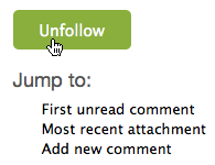 Issue follow UI step 3: Unfollow
