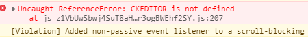 Error screen capture