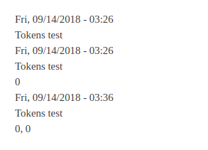Field is rendered as 0