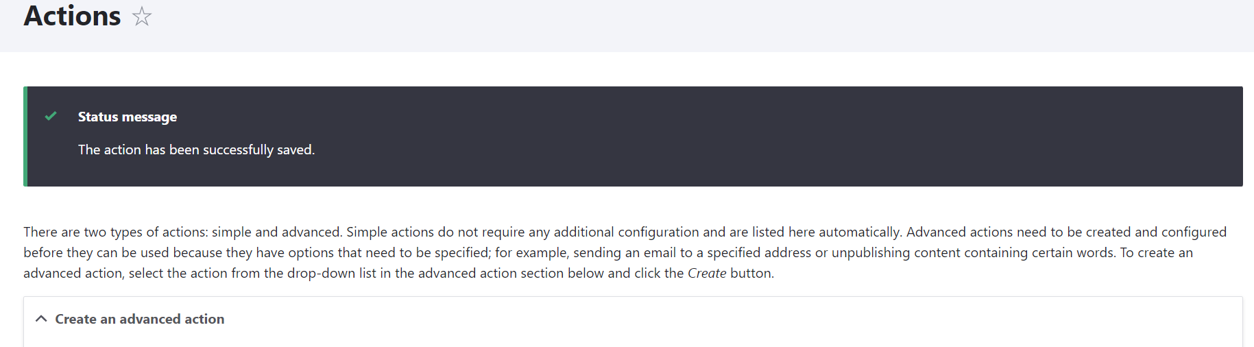 Behavior after patch
