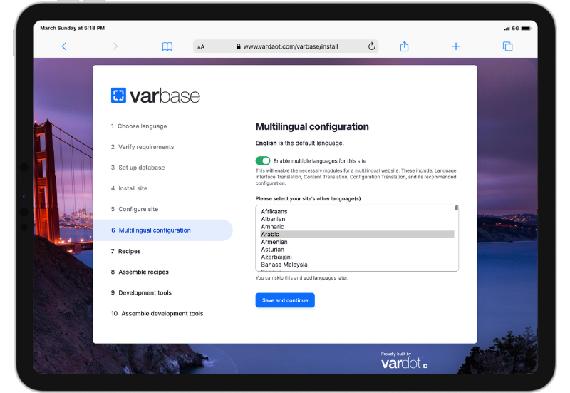 Varbase Multilingual Drupal Setup for Global Reach