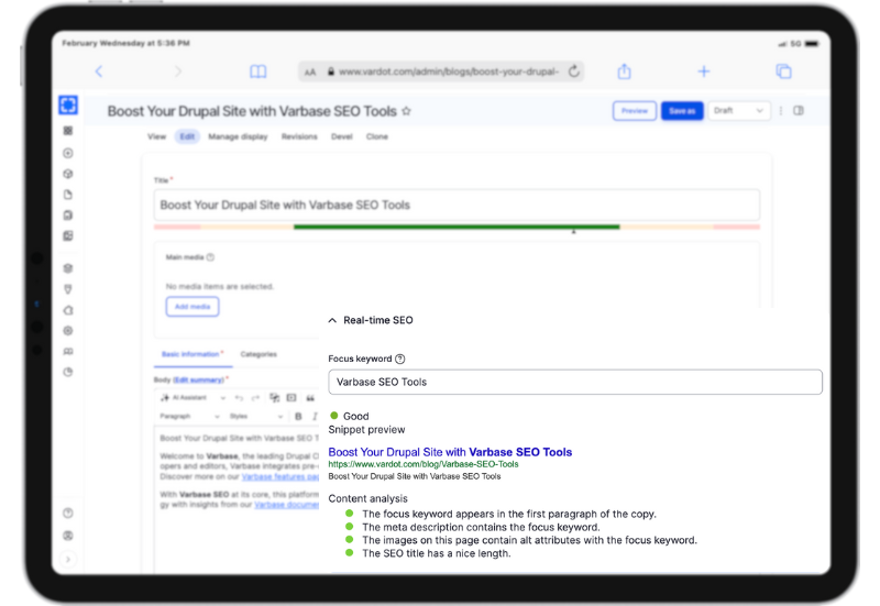 Varbase Drupal SEO Tools for Higher Search Engine Rankings