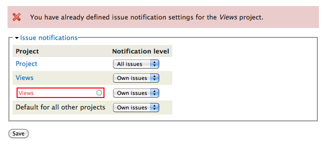 Form validation screenshot