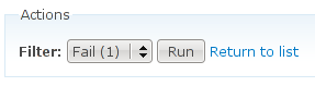 filter interface