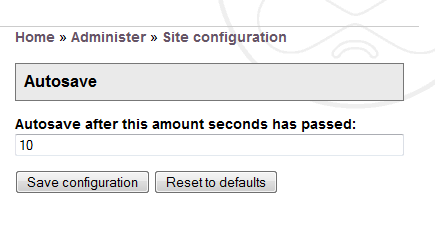 out-of-the-box default value in the UI