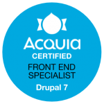 Acquia Certified Front End Specialist - Drupal 7 Badge