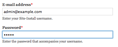 Proposed Login with Email Address Only