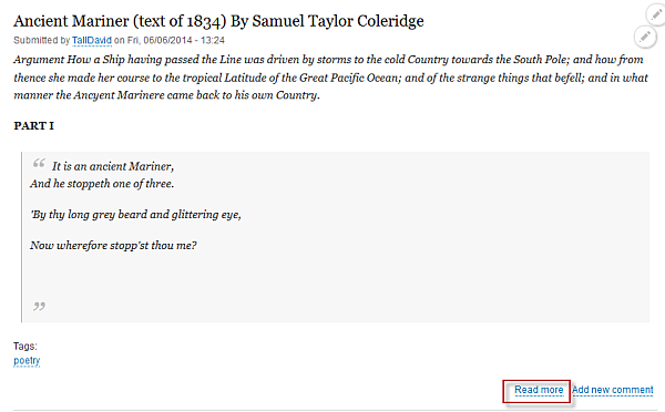 'Read more' link in Drupal 8