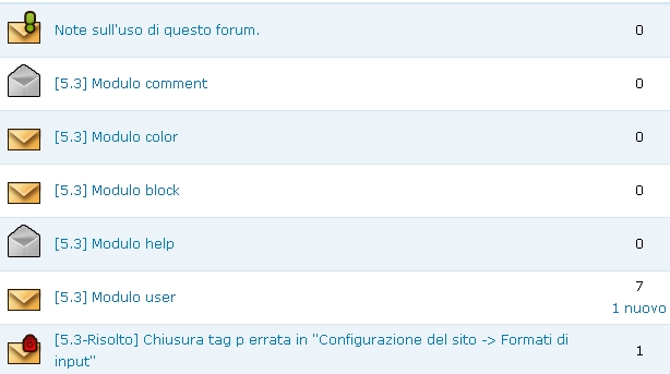 new forum icons | drupal.org