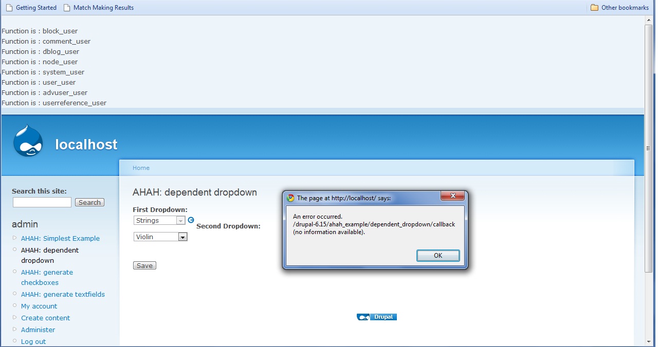 dependant variable