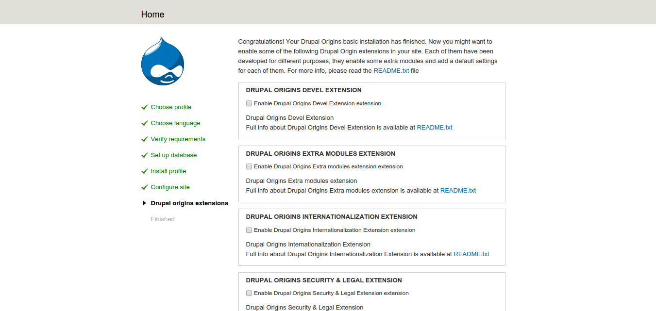 Drupal Origins extensions - La Drupalera