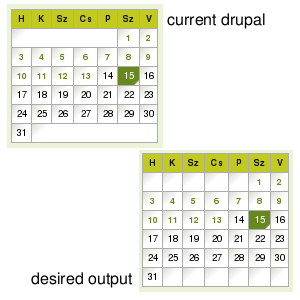 Drupal calendar suggestion