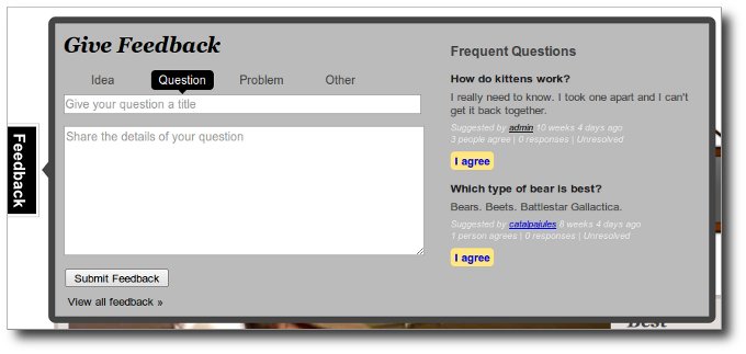 Get Feedback Screenshot