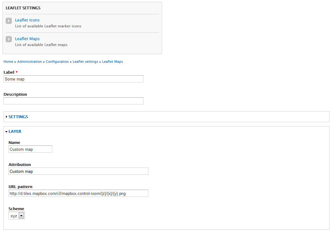 Leaflet config options