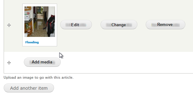 Media widget new UI buttons