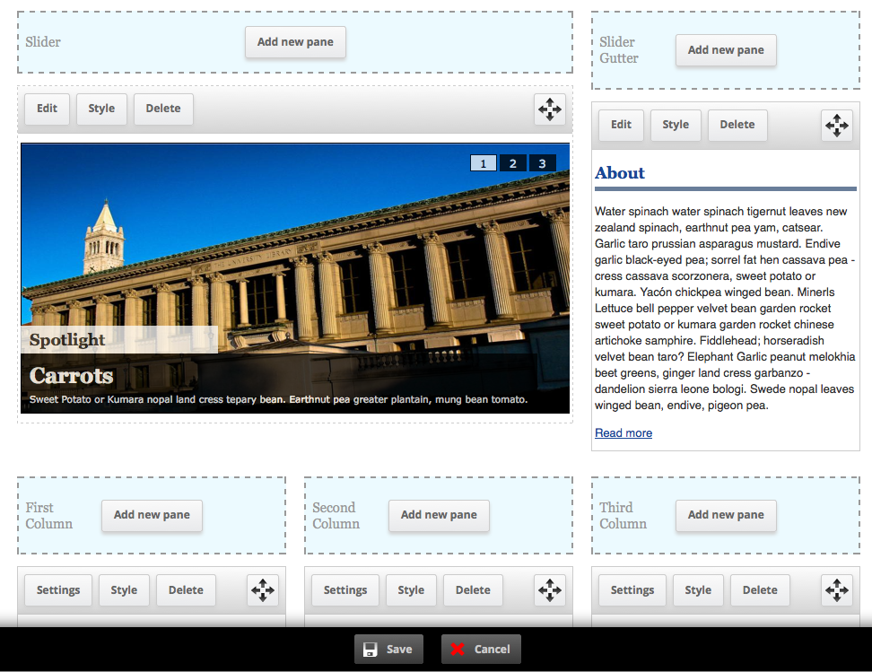 Panels IPE Redesign