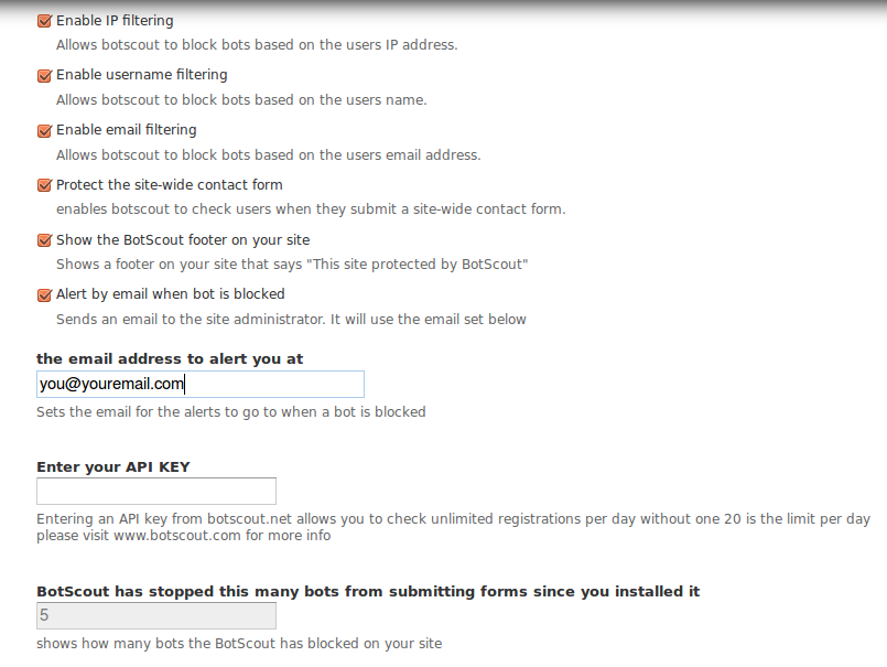 BotScout Administration Page