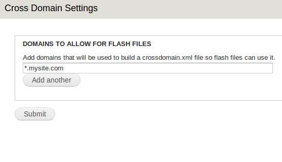 Crossdomain.xml