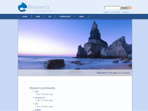 Screenshoot Bluejems theme