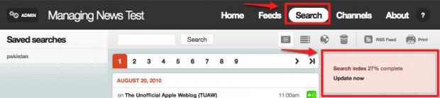 Search index box