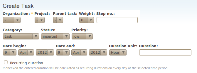 with date popup