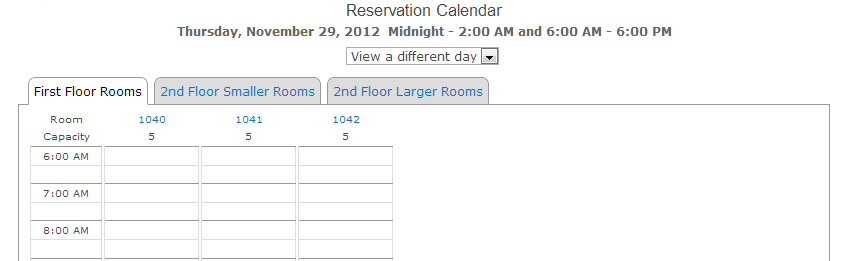 calendar with tabs
