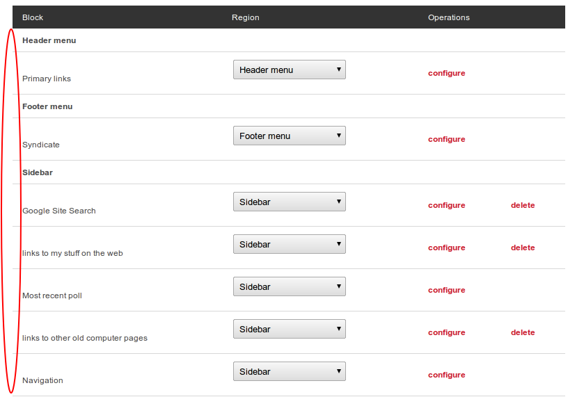 Typebased block list screenshot