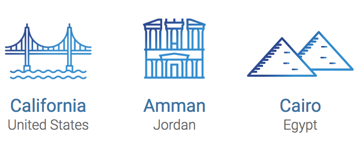 Vardot Offices in US, Jordan, and Cairo