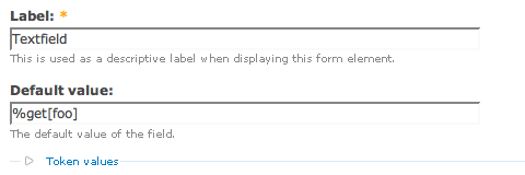 Configuring a Webform component
