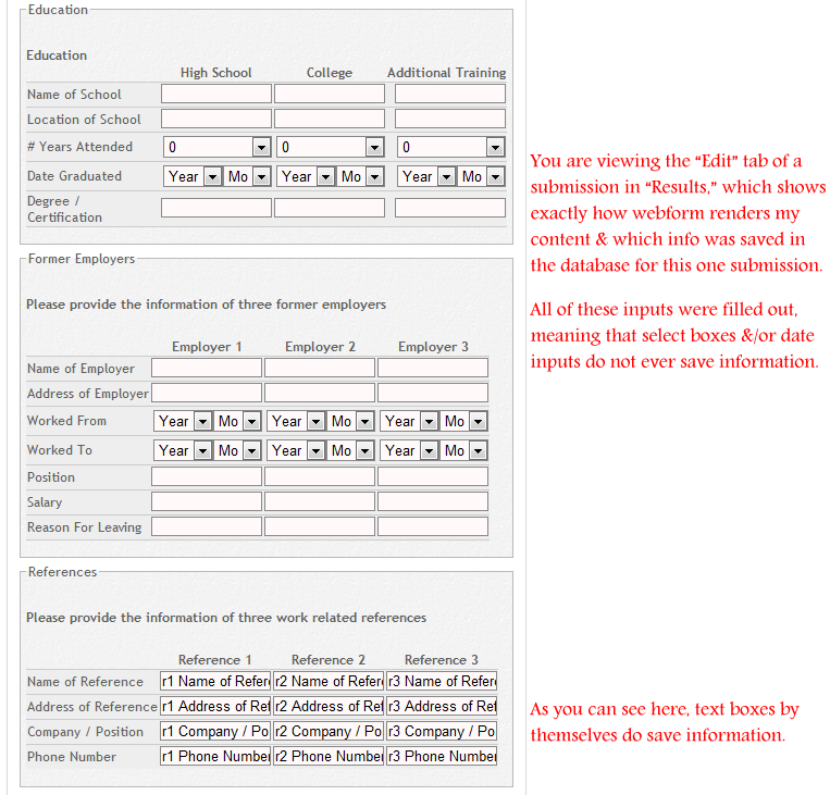 Webform Table Element Saving Issue